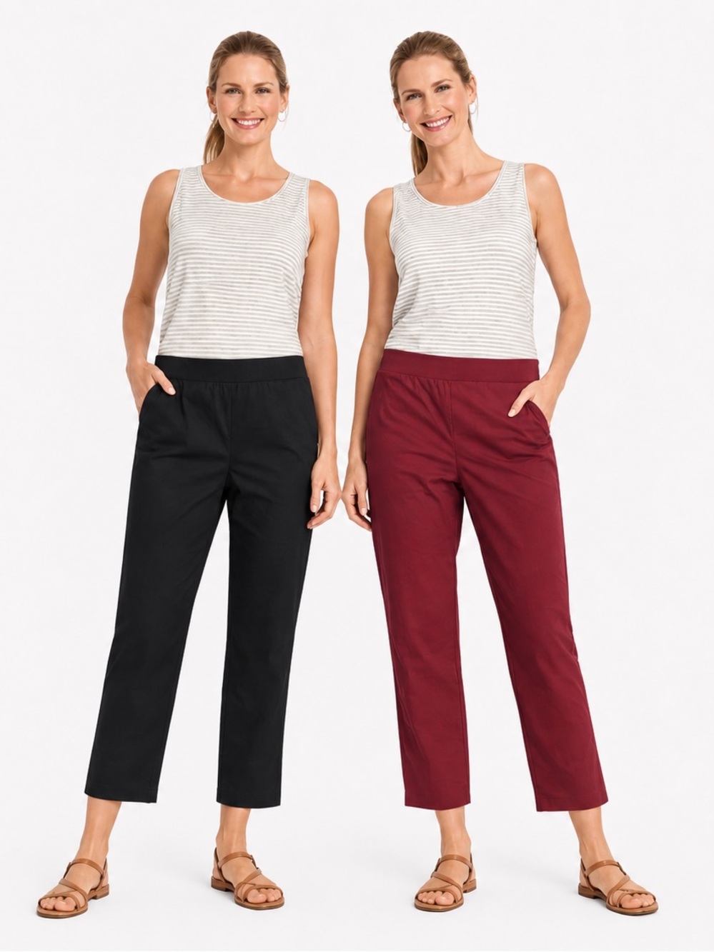 Briggs Black and Burgurny Pants